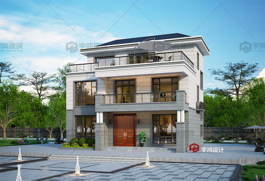 3層新中式12x10別墅設計圖紙